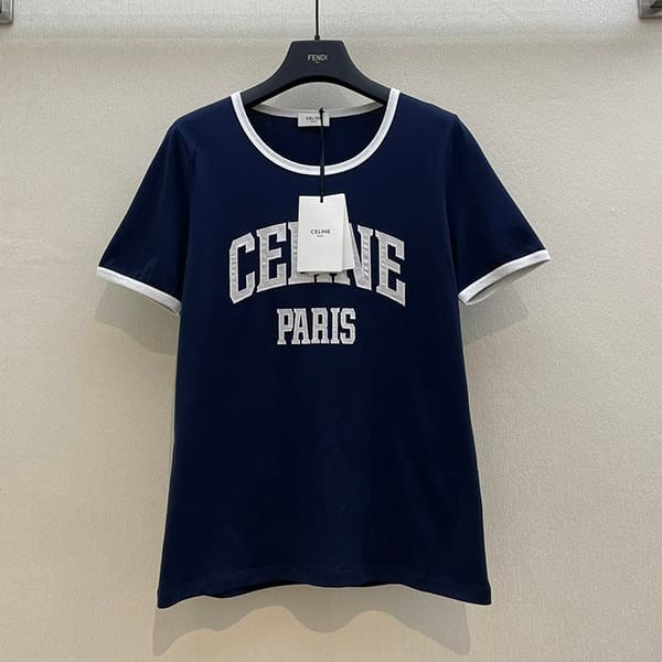 速達発送セリーヌ PARIS 70S クラシックフィット Tシャツ コピー Cen67851